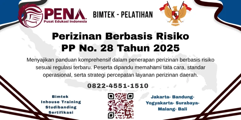 Bimtek Perizinan Berbasis Risiko PP No. 28 Tahun 2025
