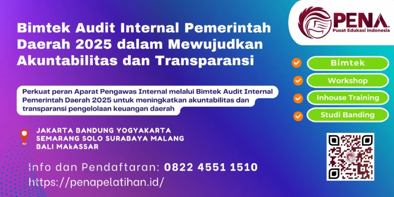 Bimtek Audit Internal Pemerintah Daerah 2025