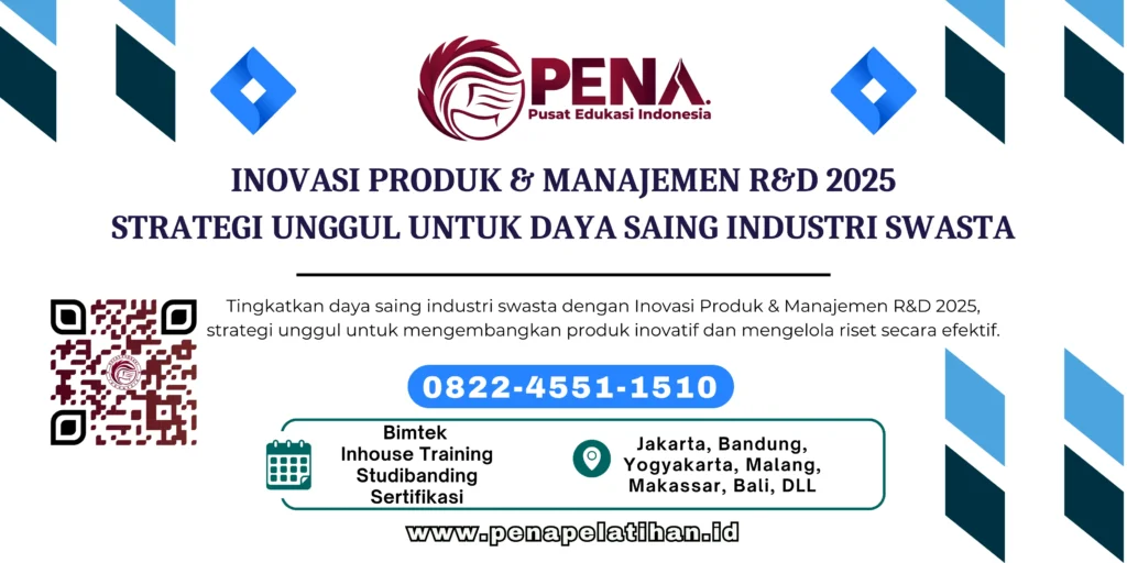 Pelatihan Inovasi Produk & Manajemen R&D 2025