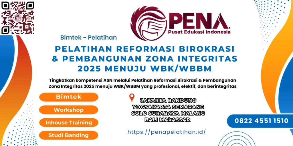 Pelatihan Strategi Reformasi Birokrasi 2025 menuju WBK WBBM