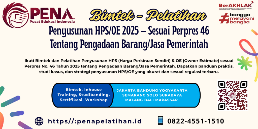 Pelatihan HPS/OE 2025 Kompetensi ASN/SDM Pemerintah