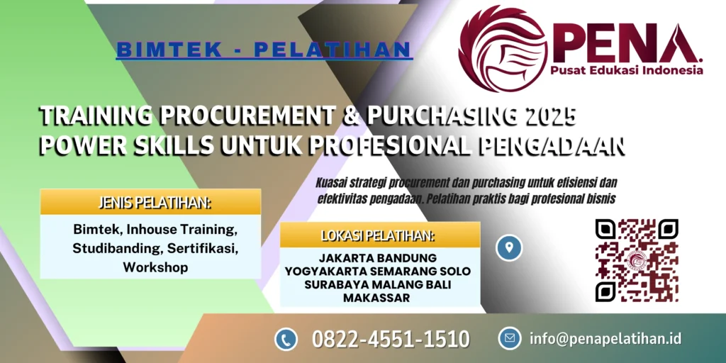 Pelatihan Procurement and Purchasing 2025 – Masterclass Kompetitif
