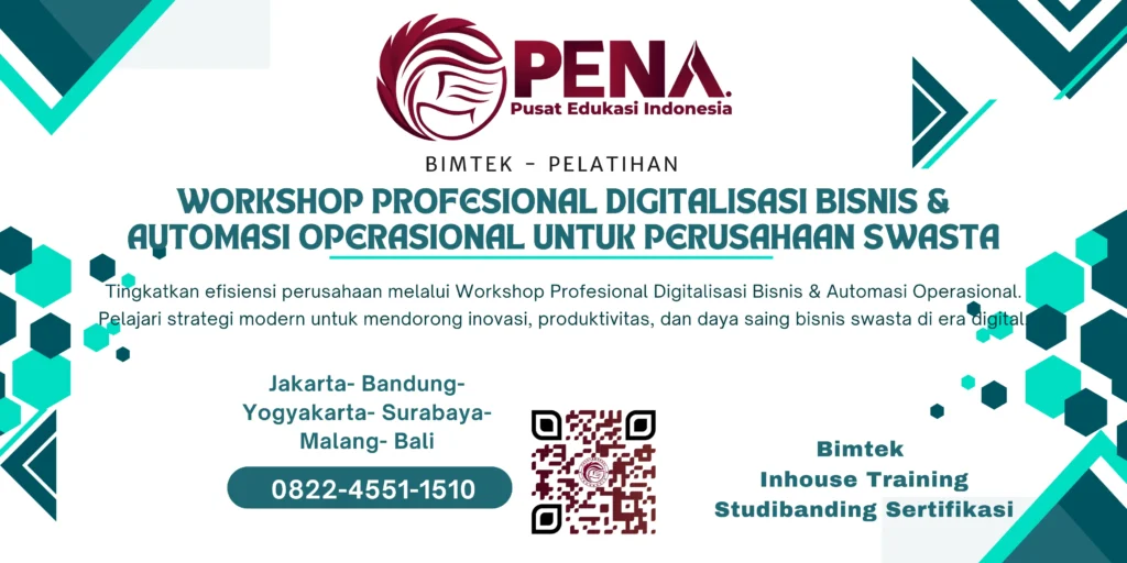 Training Digitalisasi dan Automasi Operasional 2025