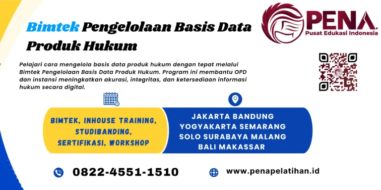 Bimtek Pengelolaan Basis Data Produk Hukum 2025