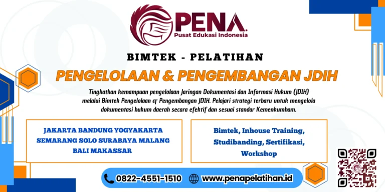 Bimtek Pengelolaan dan Pengembangan JDIH 2025