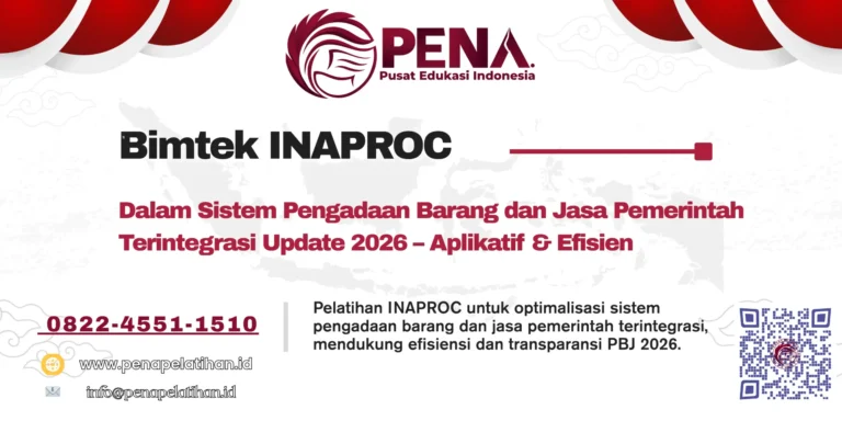 Bimtek INAPROC Pengadaan Barang dan Jasa Terintegrasi 2026