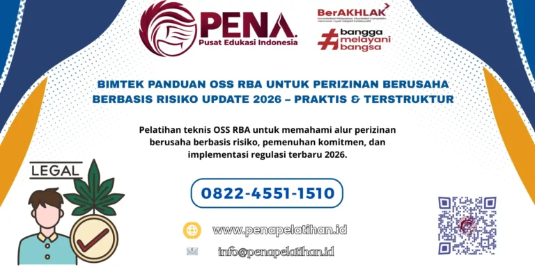 Bimtek Panduan OSS RBA 2026 untuk Perizinan Berusaha Berbasis Risiko