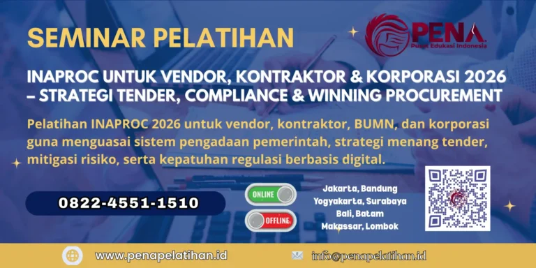 Pelatihan INAPROC dan Digital Tendering 2026