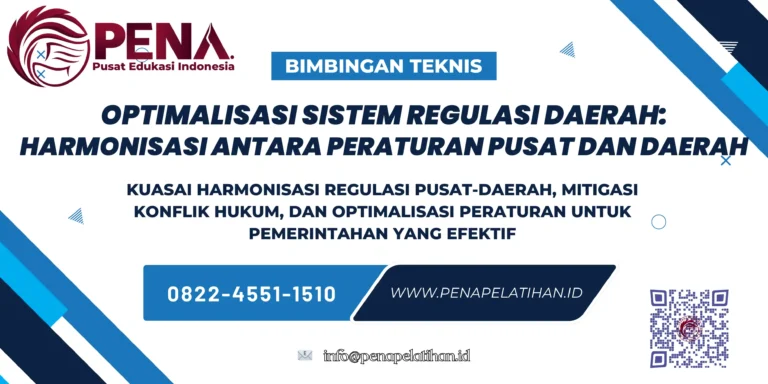 Bimtek Harmonisasi Regulasi Daerah 2026