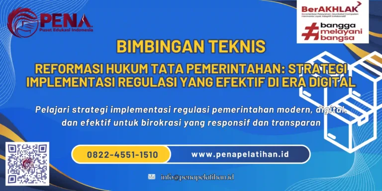 Bimtek Reformasi Hukum Tata Pemerintahan 2026