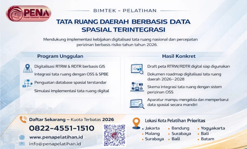 Bimtek Digitalisasi RTRW RDTR 2026