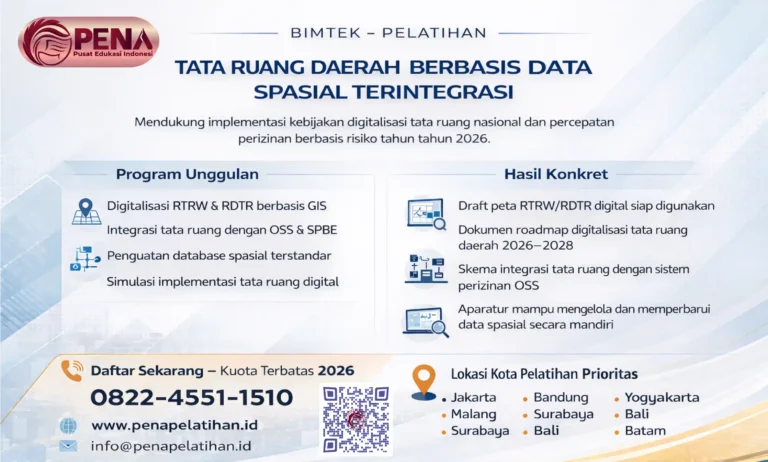 Bimtek Digitalisasi RTRW RDTR 2026
