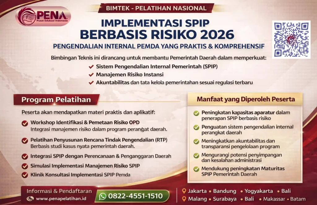 Bimtek Implementasi SPIP Berbasis Risiko 2026