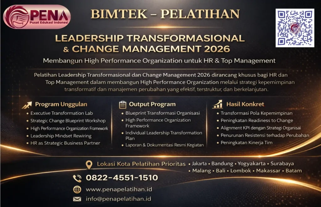 Pelatihan Leadership Transformasional dan Change Management 2026