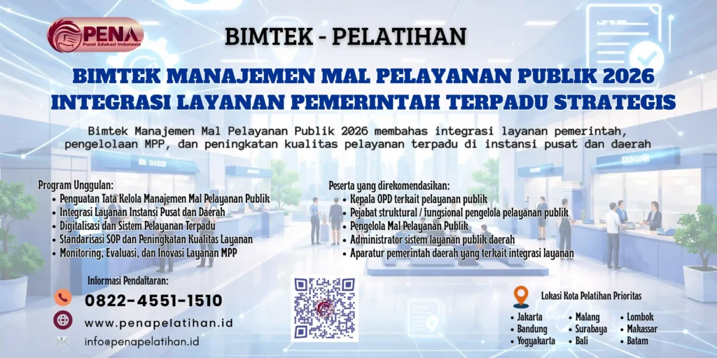 Bimtek Manajemen Mal Pelayanan Publik 2026