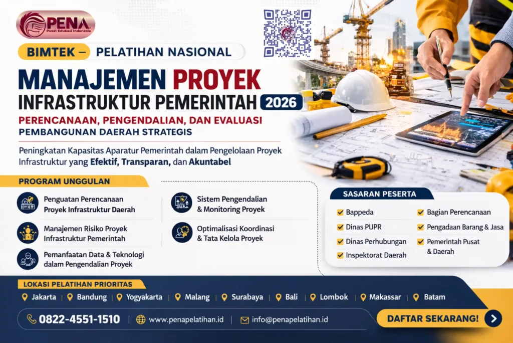 Bimtek Manajemen Proyek Infrastruktur Pemerintah 2026