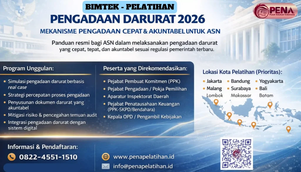 Bimtek Pengadaan Darurat 2026