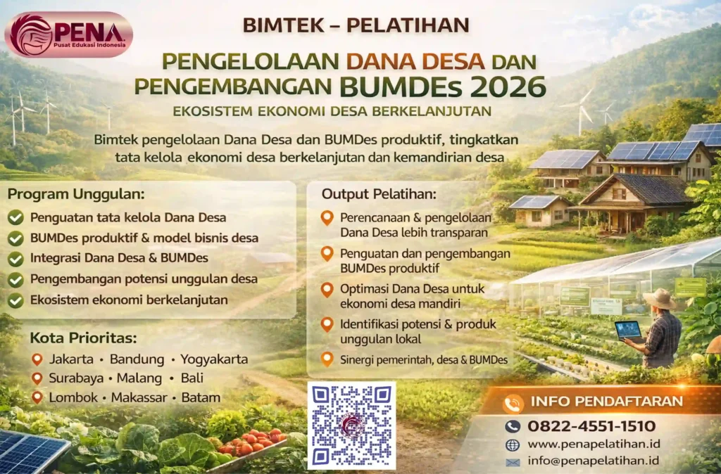 Bimtek Pengelolaan Dana Desa dan Pengembangan BUMDes 2026