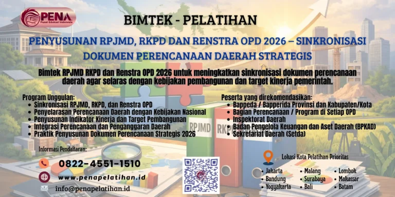 Bimtek Penyusunan RPJMD RKPD dan Renstra OPD 2026