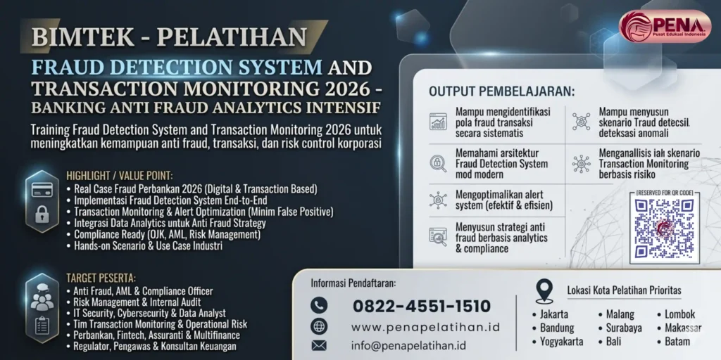 Training Fraud Detection System and Transaction Monitoring 2026 – Banking Anti Fraud Analytics Intensif