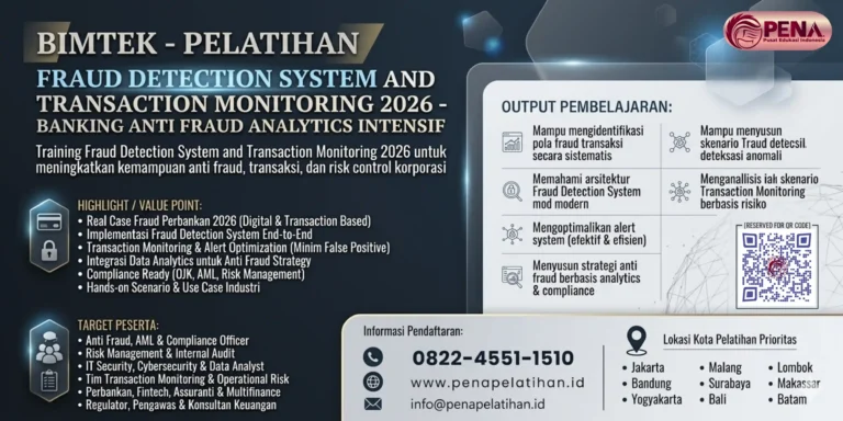 Training Fraud Detection System and Transaction Monitoring 2026 – Banking Anti Fraud Analytics Intensif