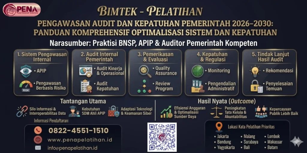 Bimtek Pengawasan Audit dan Kepatuhan Pemerintah 2026–2030: Panduan Komprehensif Optimalisasi Sistem dan Kepatuhan