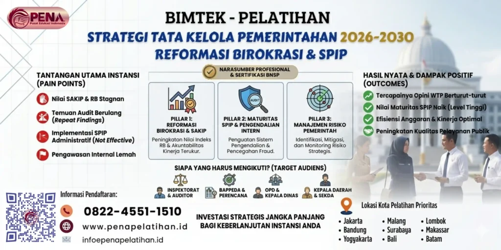 Bimtek Strategi Tata Kelola Pemerintahan 2026–2030 – Reformasi Birokrasi & SPIP