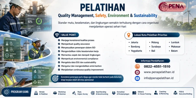 Quality Management, Safety, Environment & Sustainability