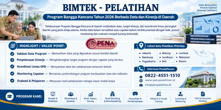 Bimtek Program Bangga Kencana Tahun 2026 Berbasis Data dan Kinerja di Daerah
